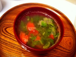 トマトのお味噌汁