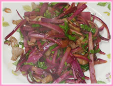 蕪の皮のバター炒め